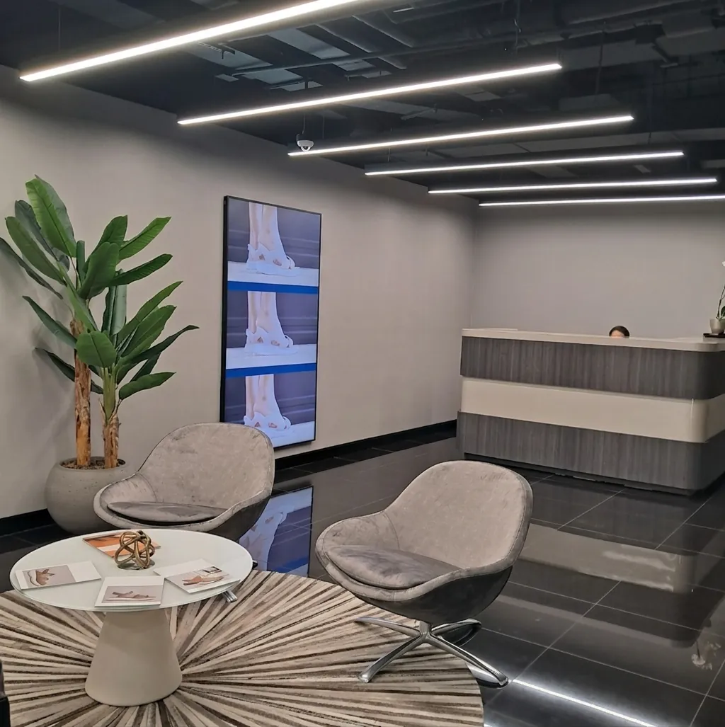 Showroom de las nuevas oficinas de Skechers